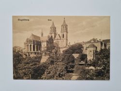 Äldre vykort Magdeburg Dom