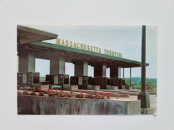 Äldre vykort MASSACHUSETTS TURNPIKE