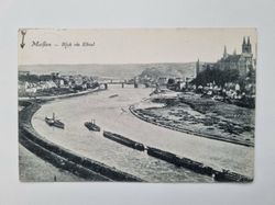 Äldre vykort Meißen - Blick ins Elbtal