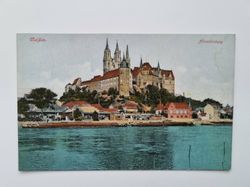 Äldre vykort Meißen Albrechtsburg