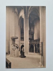 Äldre vykort Meissen, Dom. Kanzel und Orgel