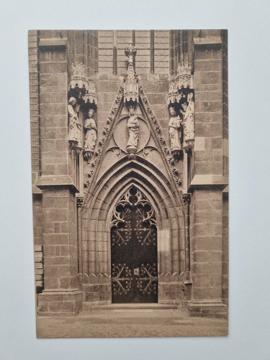Äldre vykort Meissen, Dom. Südportal