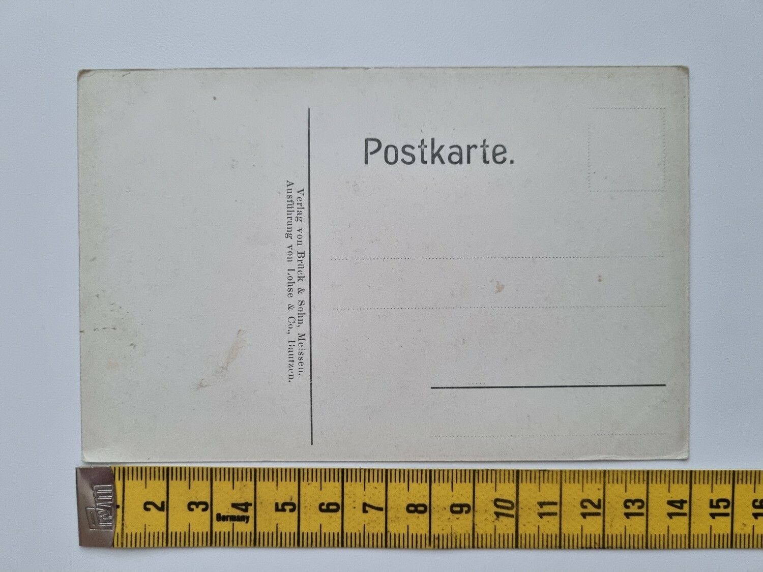 Äldre vykort Meissen, Realgymnasium