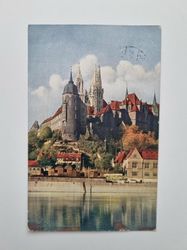 Äldre vykort Meissen, stämplat 1913