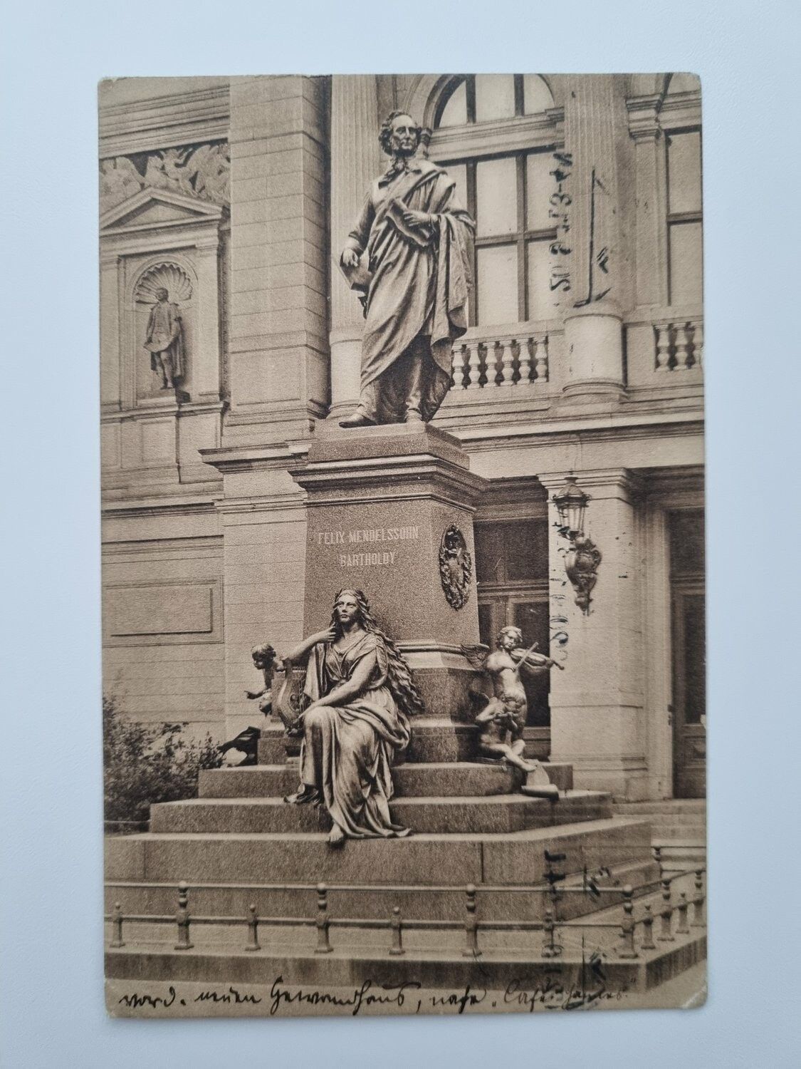 Äldre vykort Mendelssohn Denkmal