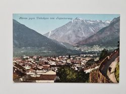 Äldre vykort Meran gegen Vintschgau vom Tappeinerweg