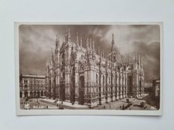 Äldre vykort MILANO Duomo