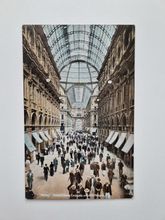 Äldre vykort Milano Galleria