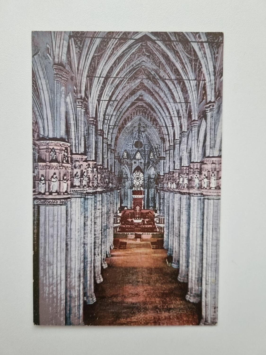 Äldre vykort Milano Interno della Cattedrale