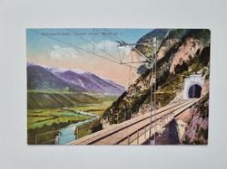 Äldre vykort Mittenwald-Bahn