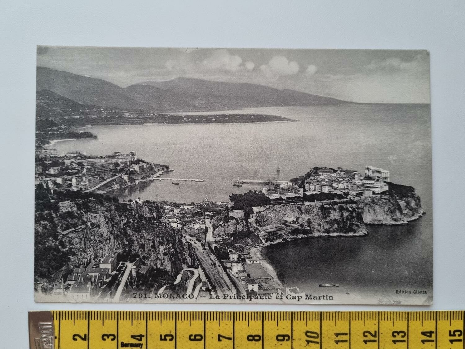Äldre vykort MONACO-La Principaute et Cap Martin