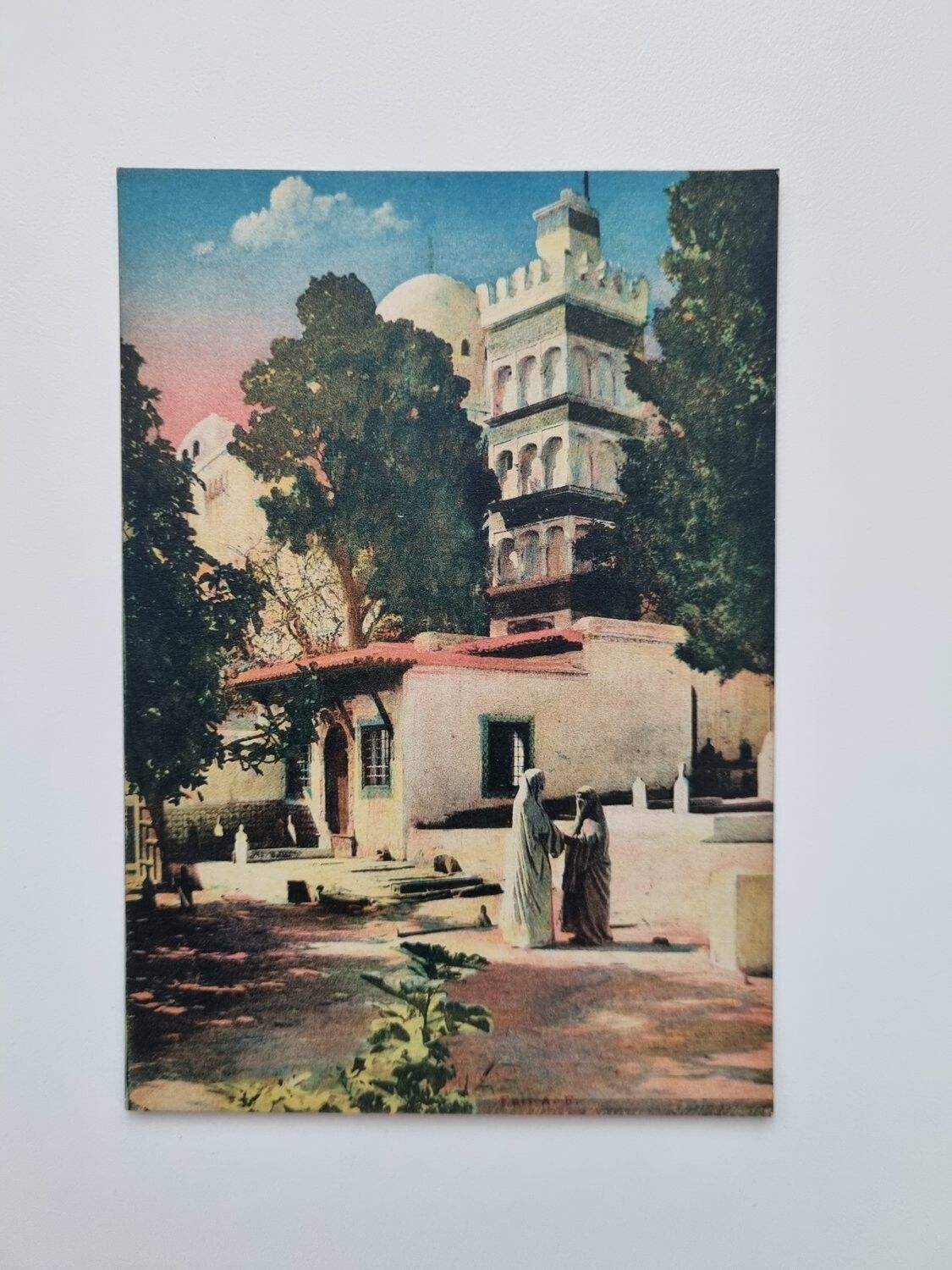 Äldre vykort Mosquèe Sidi-Abderhaman, Alger