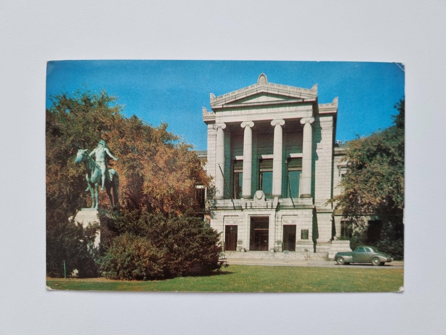 Äldre vykort Museum Of Fine Arts, Boston Mass.