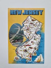 Äldre vykort NEW JERSEY