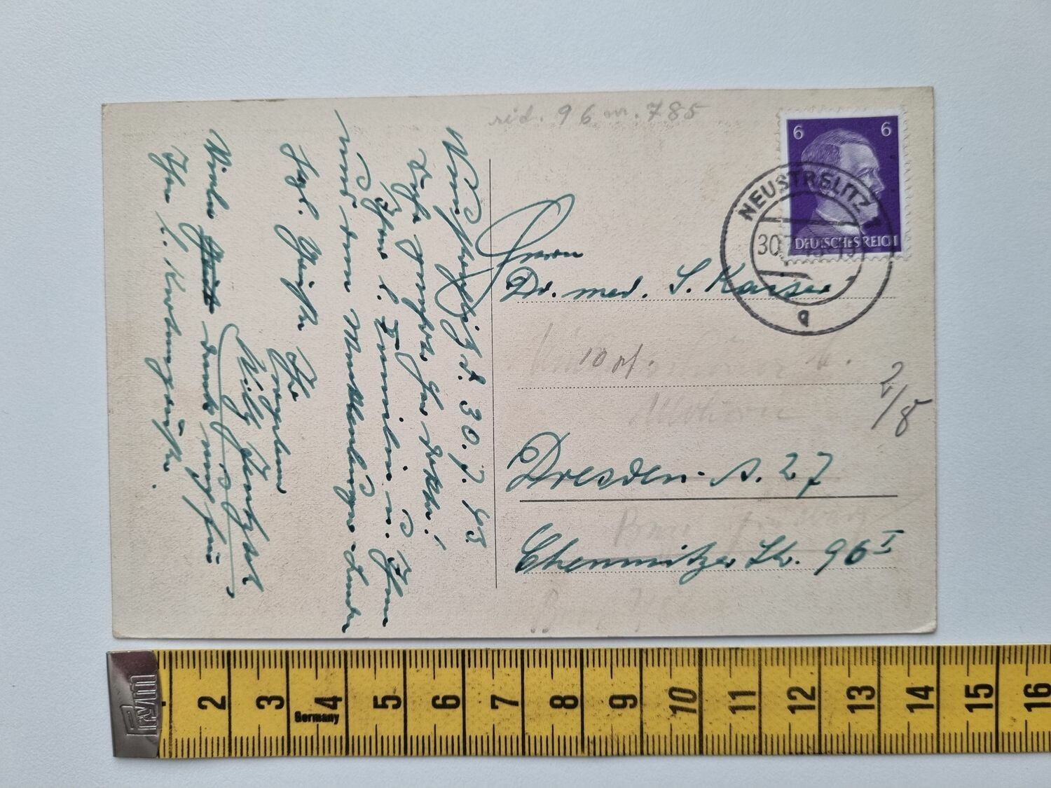 Äldre vykort NEUSTRELITZ