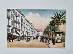 Äldre vykort NICE Avenue Masséna.