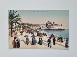 Äldre vykort NICE Promenade des Anglais.