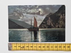 Äldre vykort Notte sul Garda