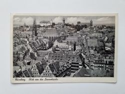 Äldre vykort Nürnberg Blick von der Lorenzkirche