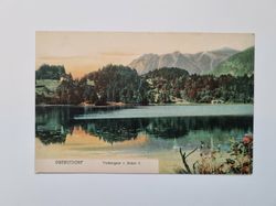 Äldre vykort OBERSTDORF Freibergsee v. Süden II