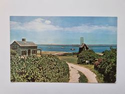 Äldre vykort OLD HOME AND MILL AT CHATHAM ON CAPE