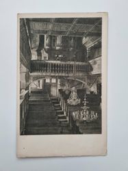 Äldre vykort Orgelchor der Kirche in Oybin
