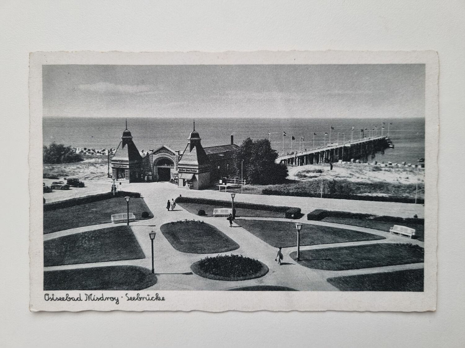 Äldre vykort Ostseebad Misdroy Seebrücke