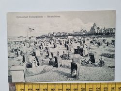 Äldre vykort Ostseebad Swinemünde Strandleben