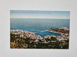 Äldre vykort Panorama de la Principauté de Monaco pris de la Turbie.