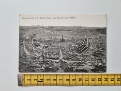 Äldre vykort Panorama der k. k. Reichs-Haupt- und Residenzstadt Wien