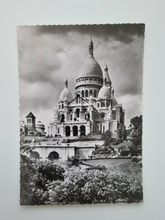Äldre vykort PARIS Basilique du Sacré-Cœur de Montmartre