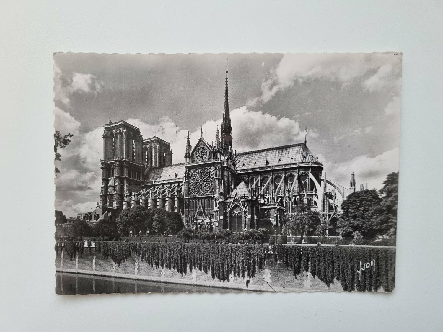 Äldre vykort PARIS Notre-Dame