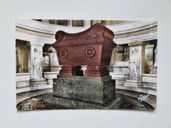Äldre vykort PARIS LES INVALIDES Tomb of Napoleon.