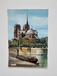 Äldre vykort PARIS Notre Dame