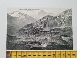Äldre vykort Patriol (3054 m) von der Ulmerhütte aus.