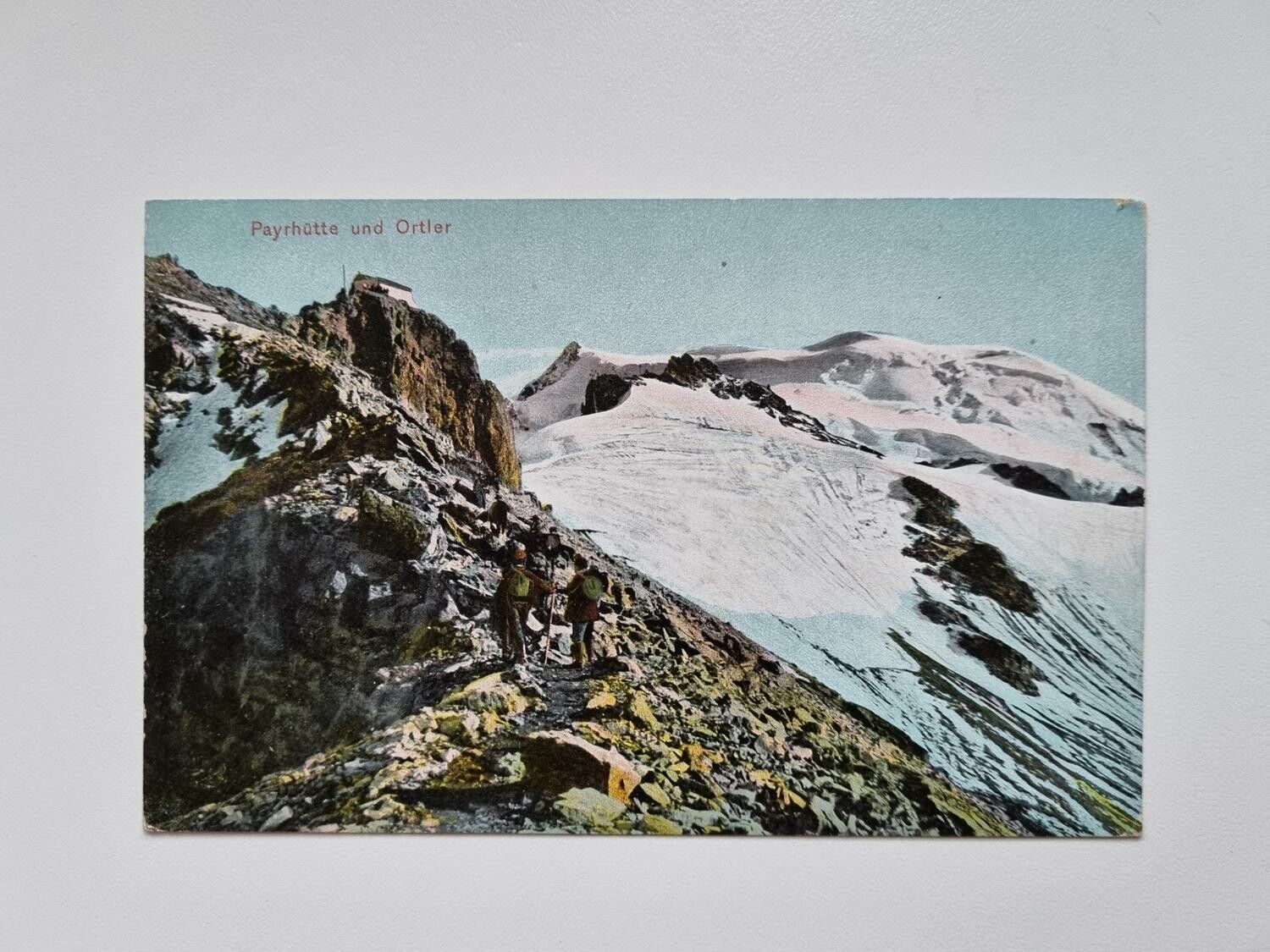 Äldre vykort Payrhütte und Ortler