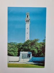 Äldre vykort PILGRIM MEMORIAL MONUMENT AND BAS-RELIEF