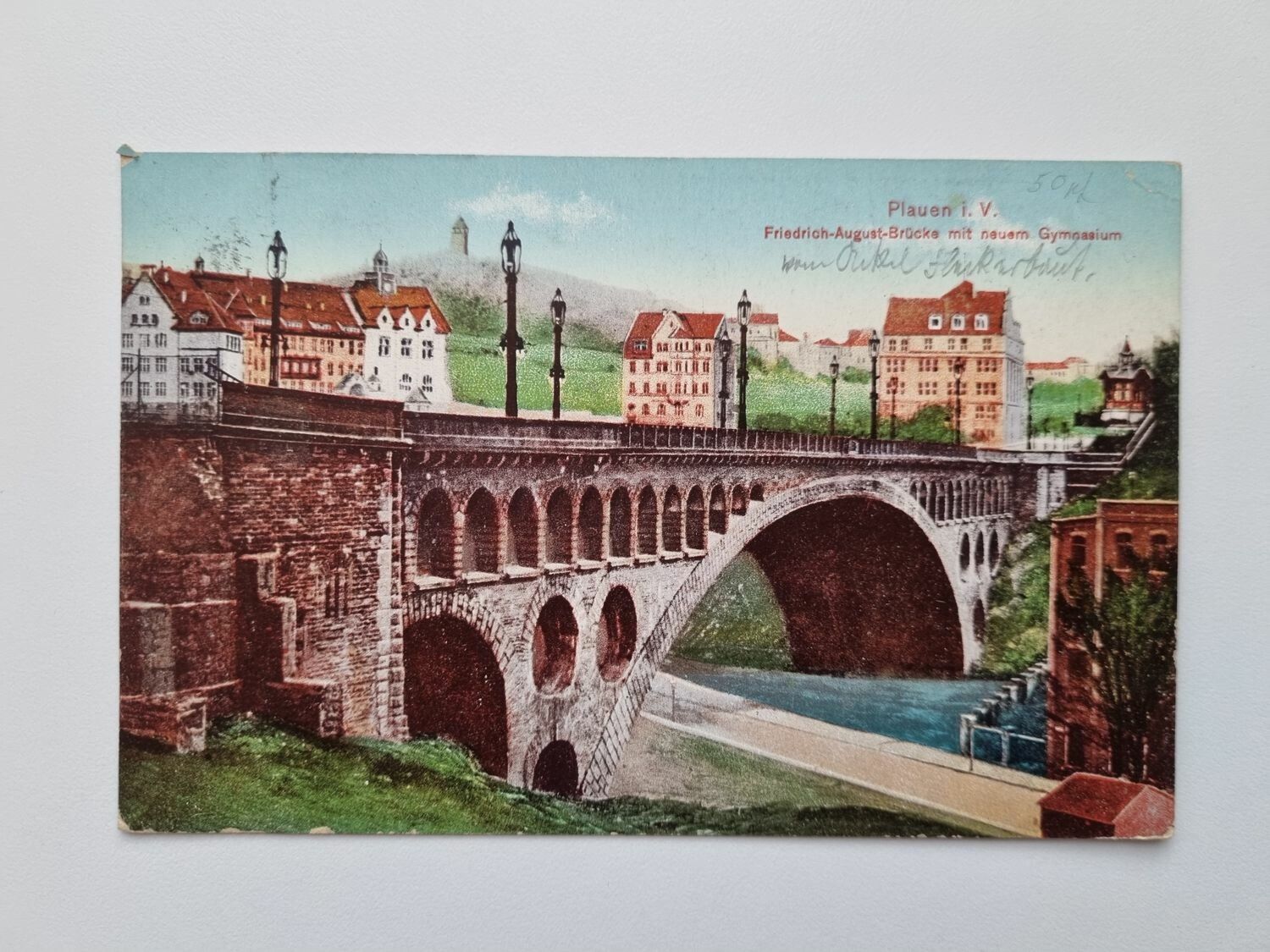 Äldre vykort Plauen i. V.