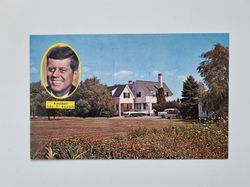 Äldre vykort PRESIDENT KENNEDY'S SUMMER HOME