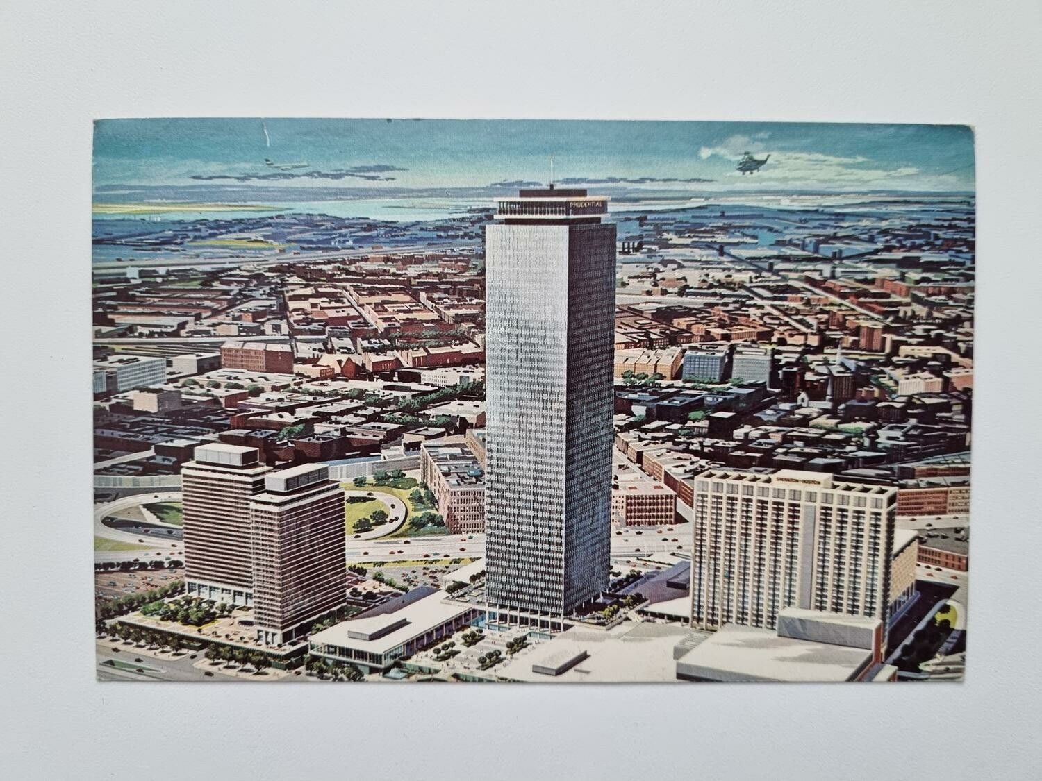 Äldre vykort Prudential Tower