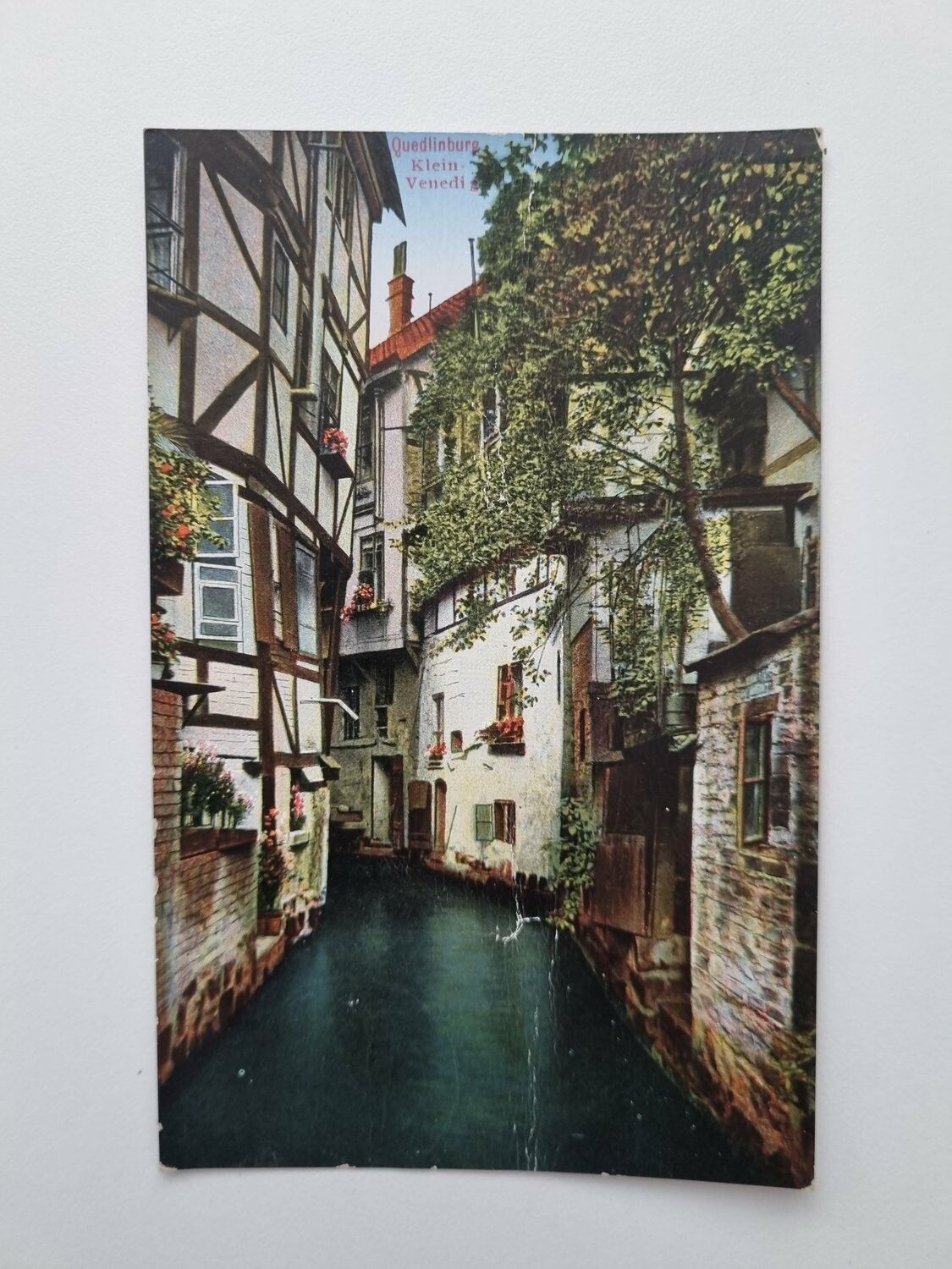 Äldre vykort Quedlinburg Klein Venedi