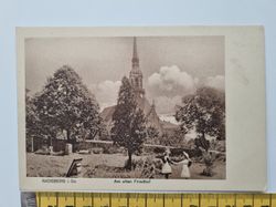 Äldre vykort RADEBERG I, Sa, Am alten Friedhof