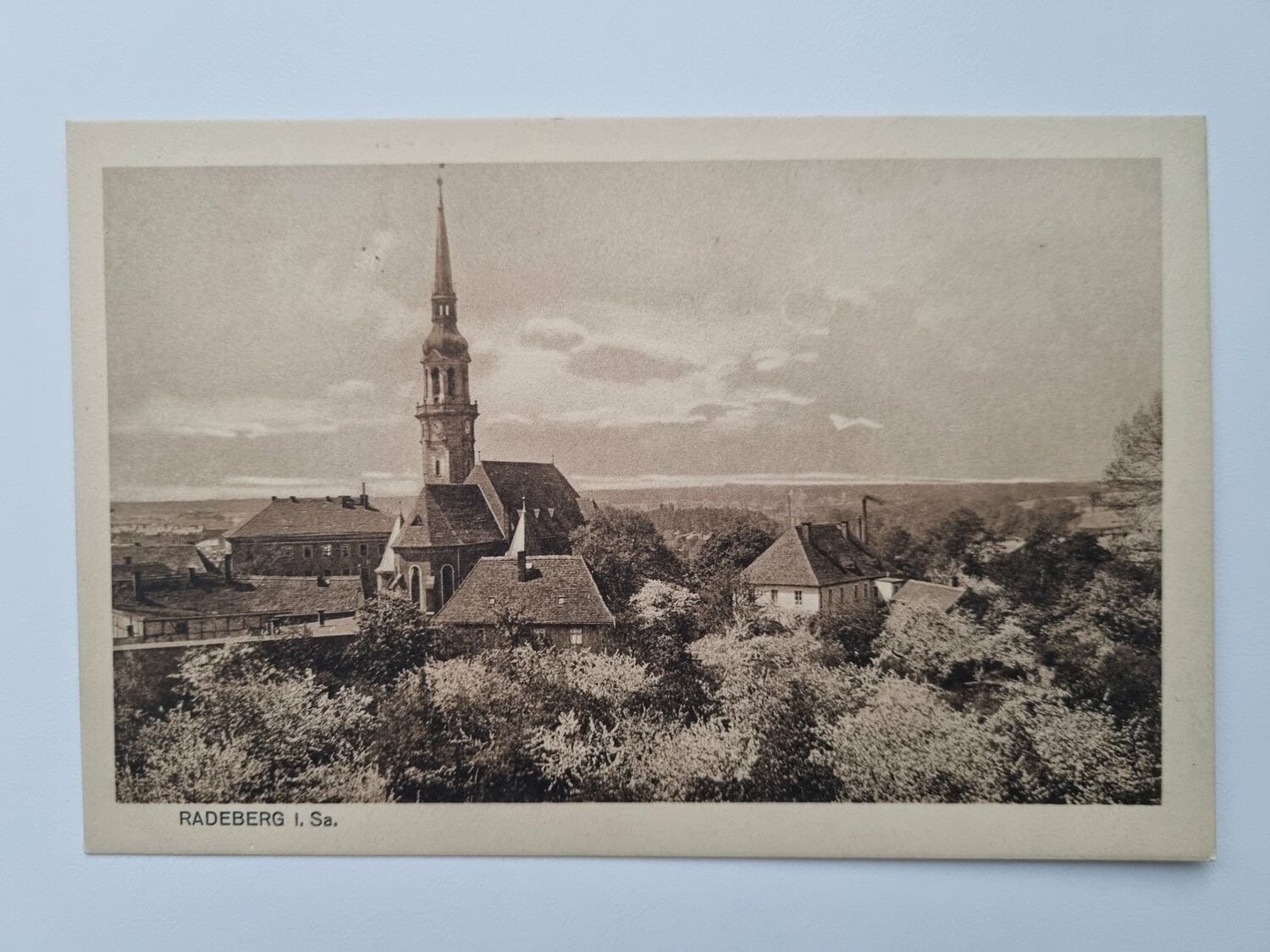 Äldre vykort RADEBERG I, Sa