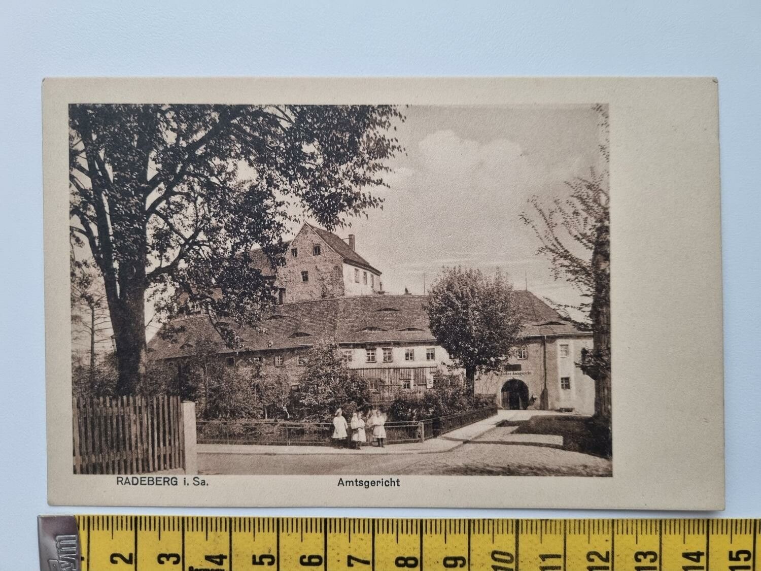 Äldre vykort RADEBERG i. Sa. Amtsgericht