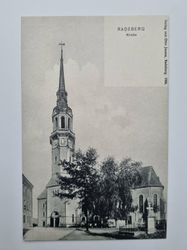 Äldre vykort RADEBERG Kirche