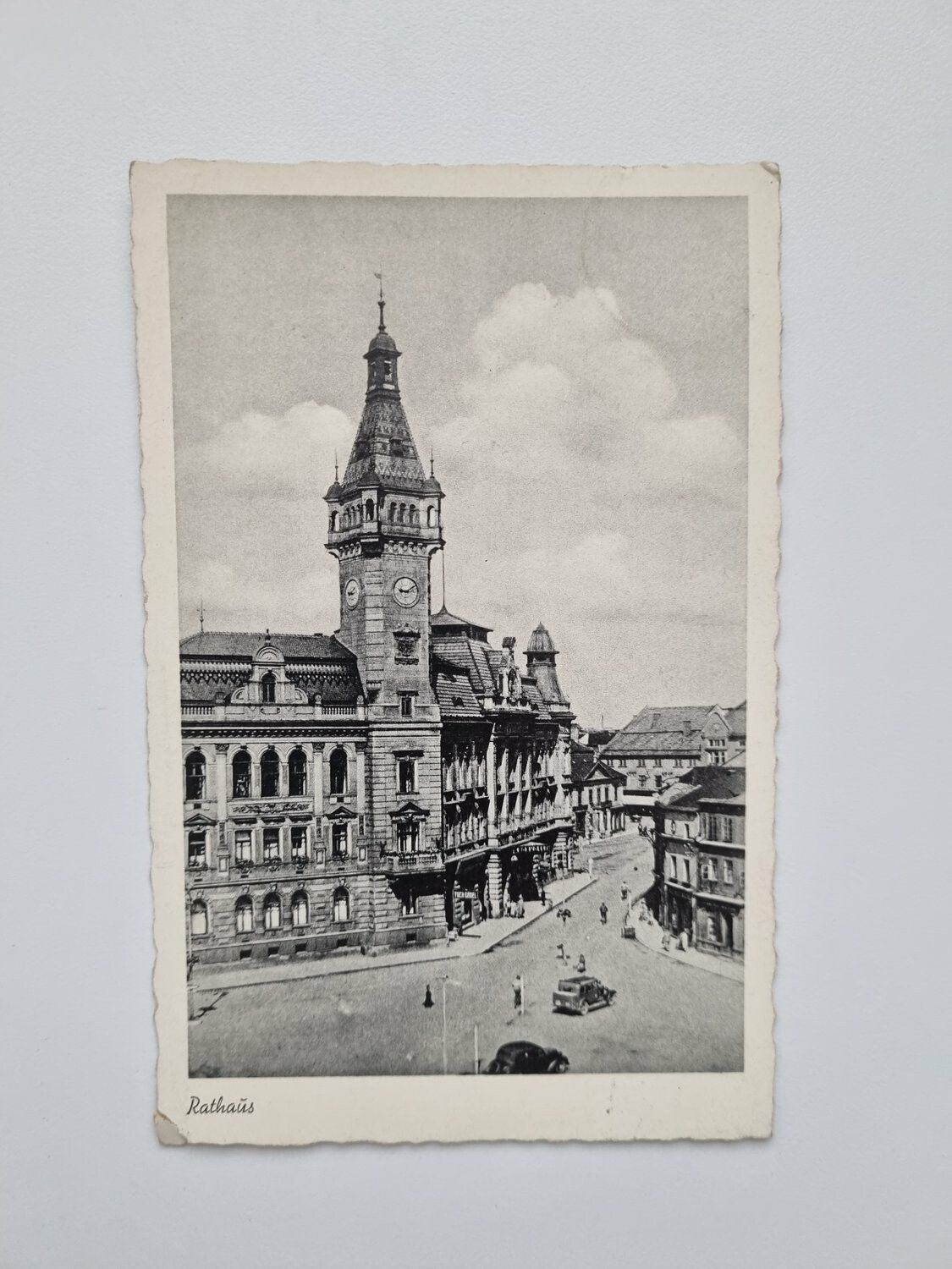 Äldre vykort Rathaus