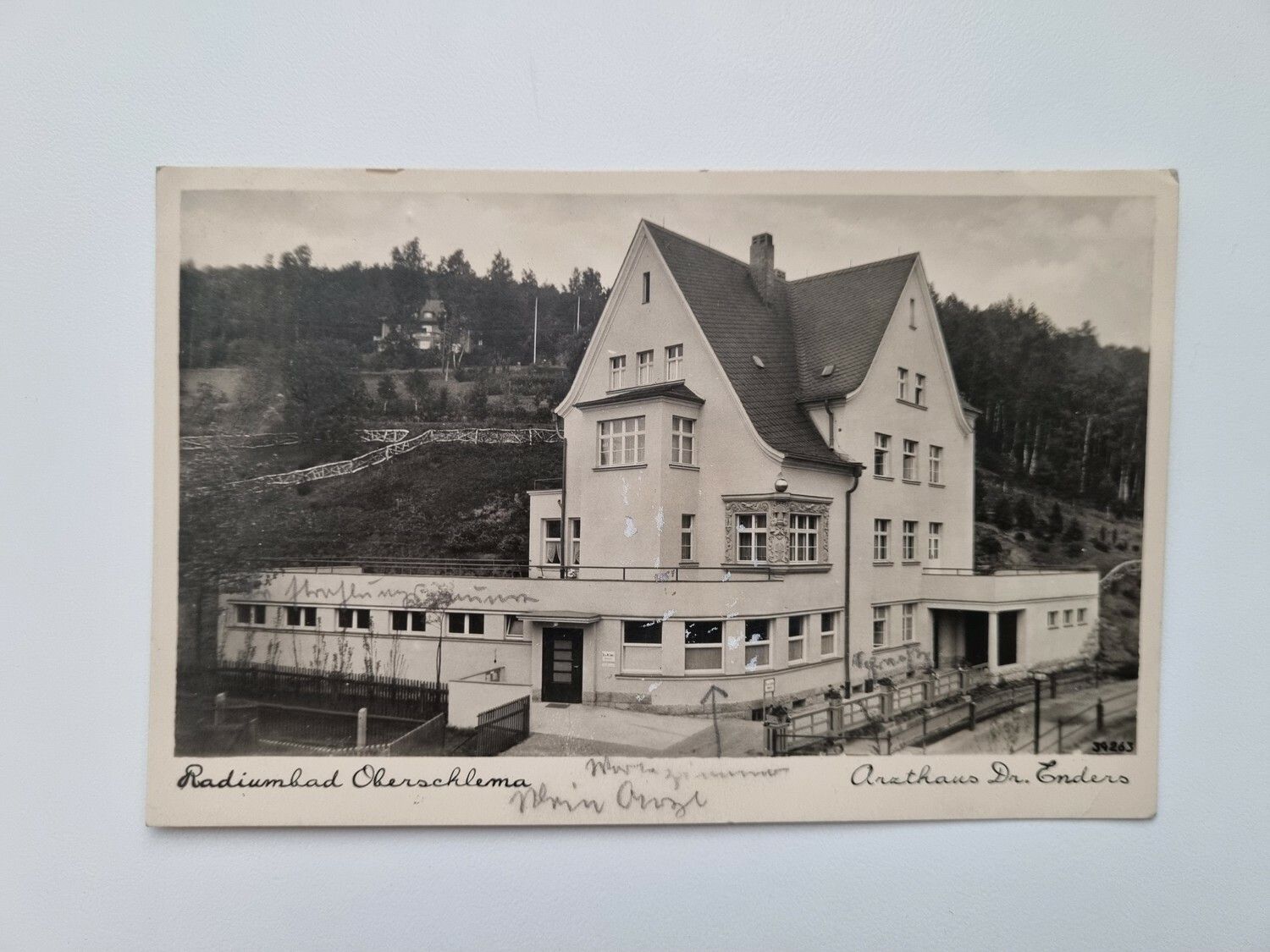 Äldre vykort Radiumbad Oberschlema