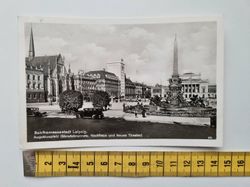 Äldre vykort Reichsmessestadt Leipzig