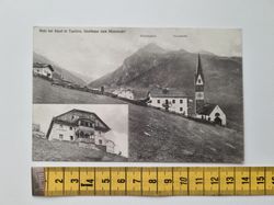 Äldre vykort Rein bei Sand in Taufers. Gasthaus zum Klammwirt