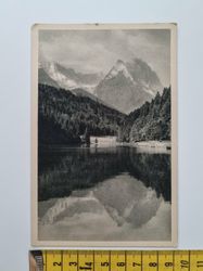 Äldre vykort Riessersee mit Waxenstein